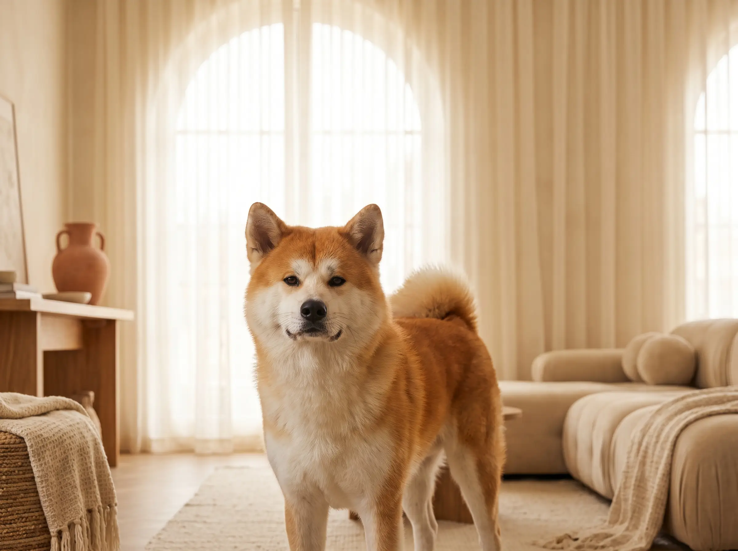 Akita Inu appena toelettato