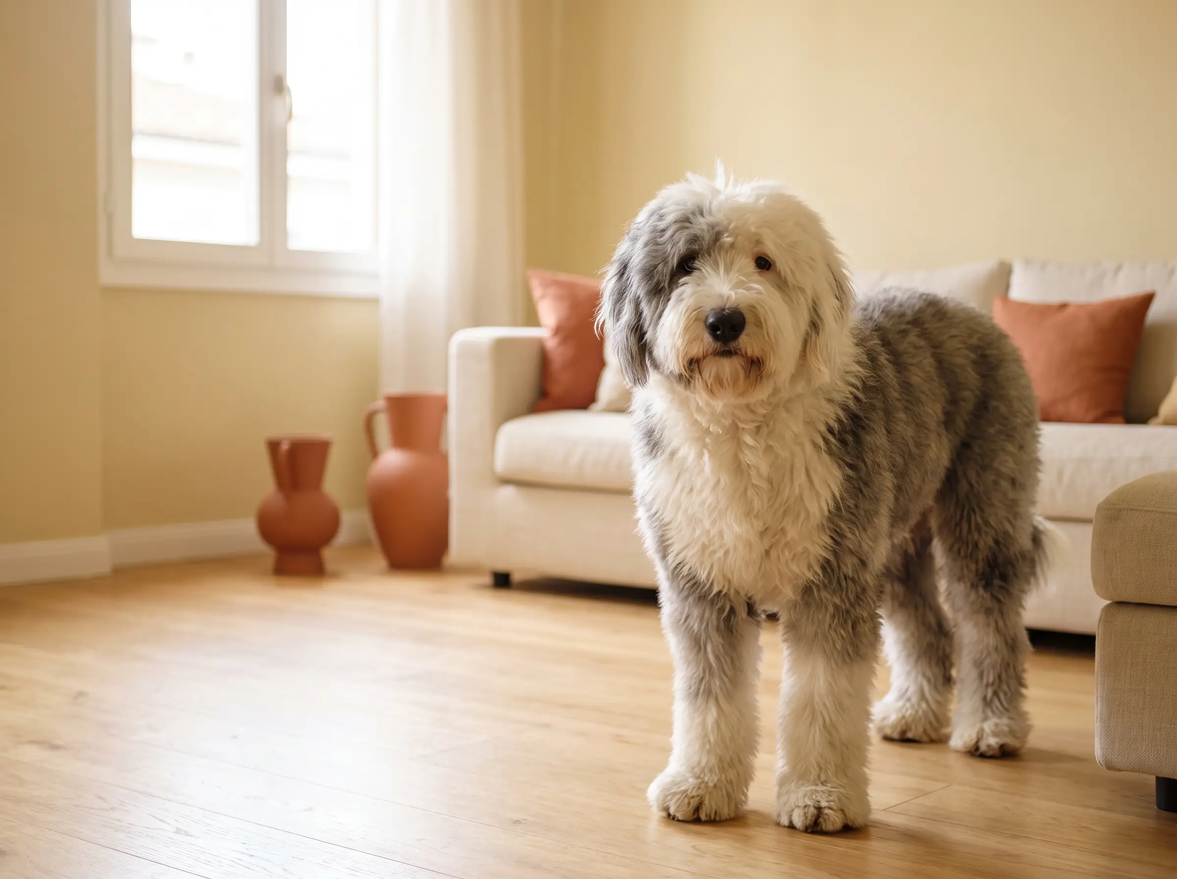 Bobtail appena toelettato
