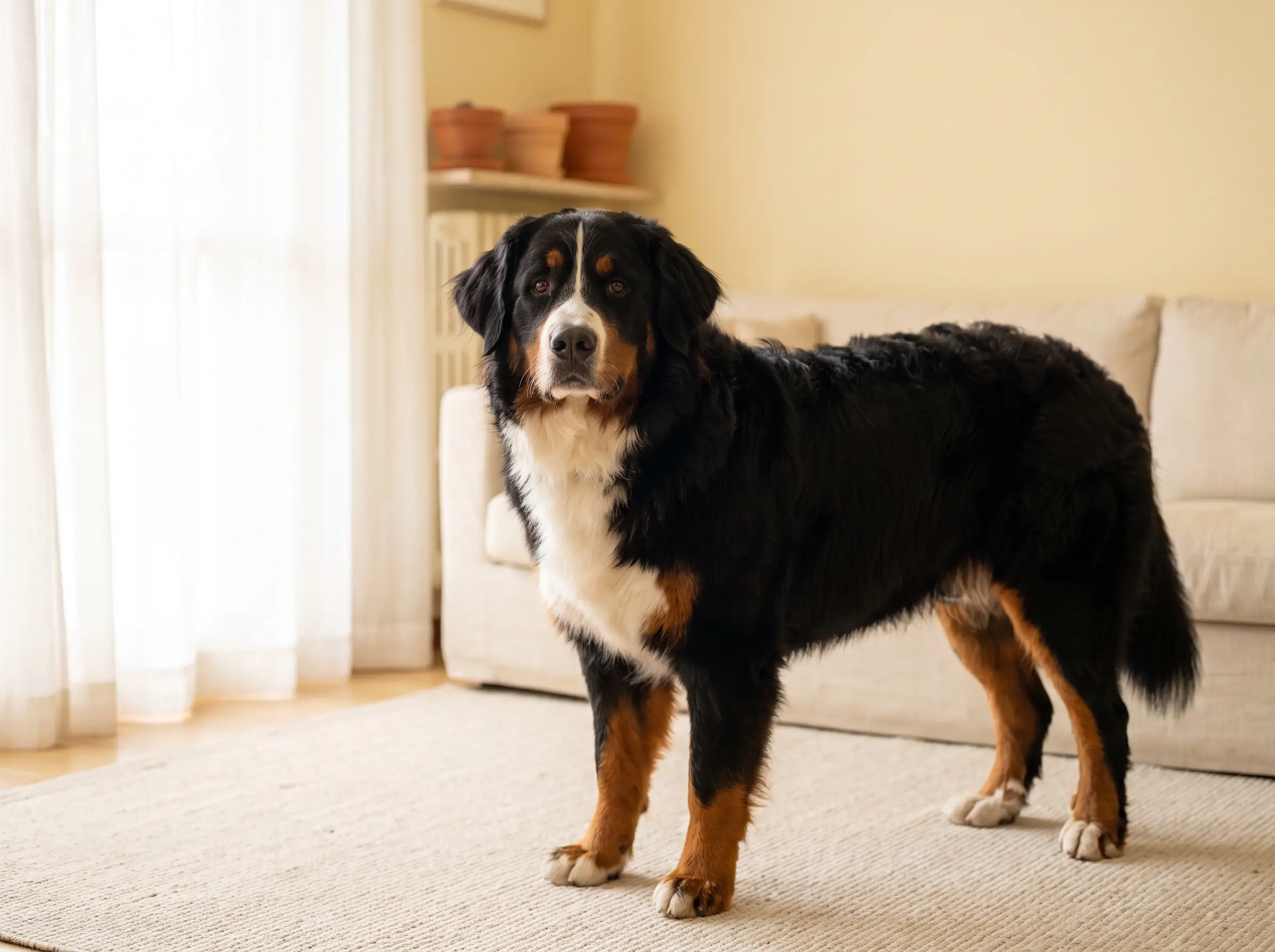 Bovaro del Bernese appena toelettato