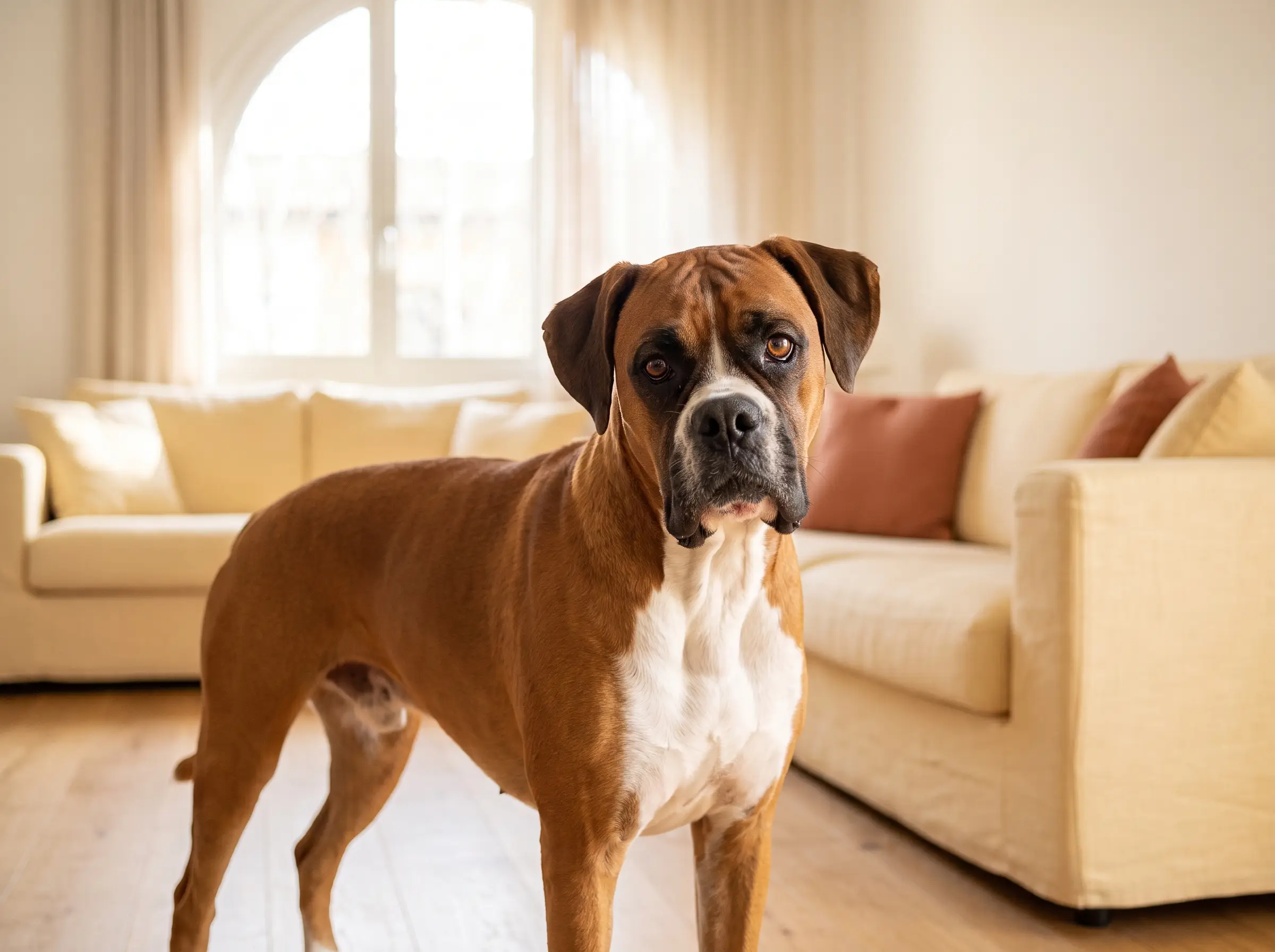 Boxer appena toelettato