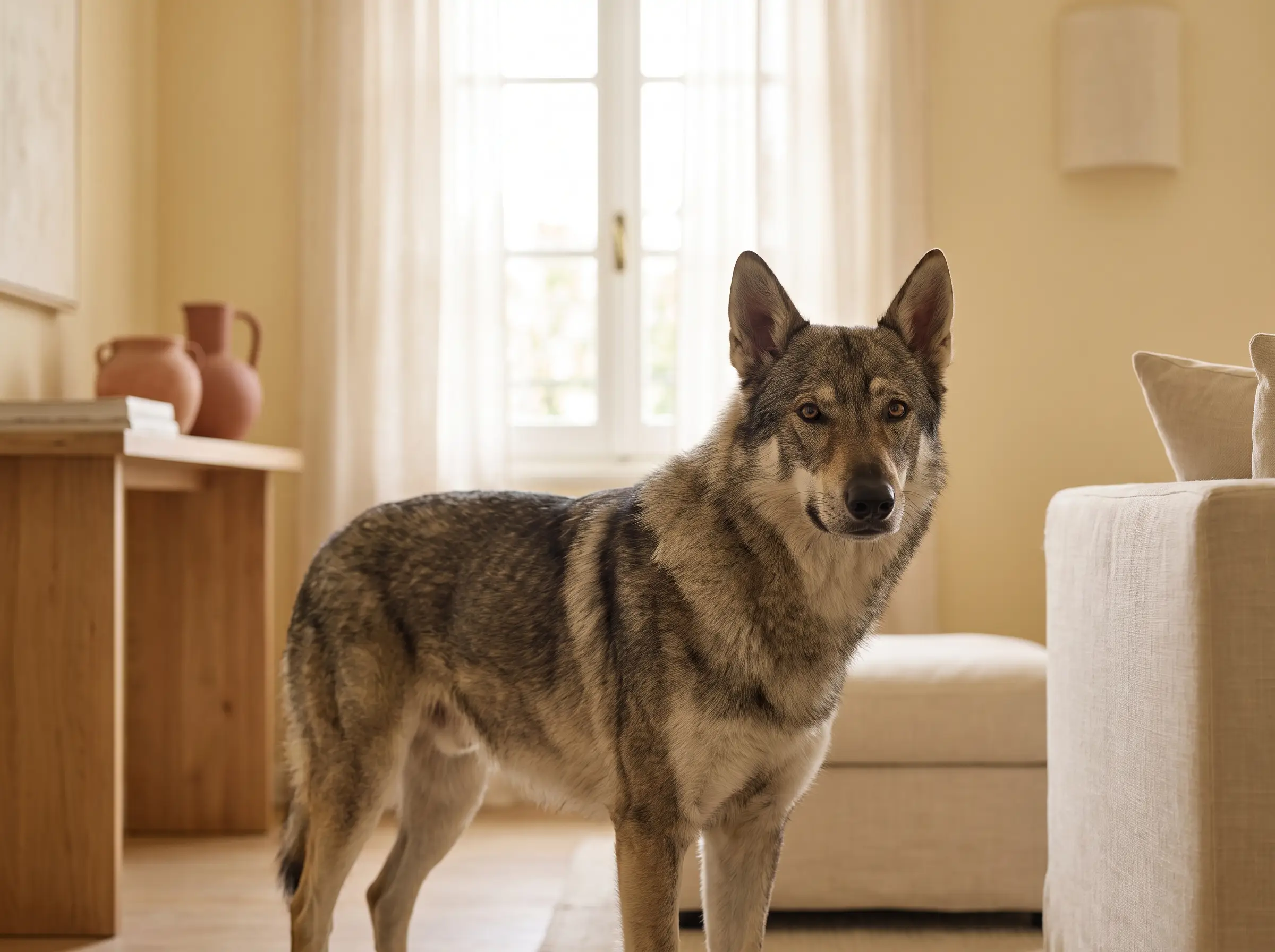 Cane Lupo Italiano appena toelettato