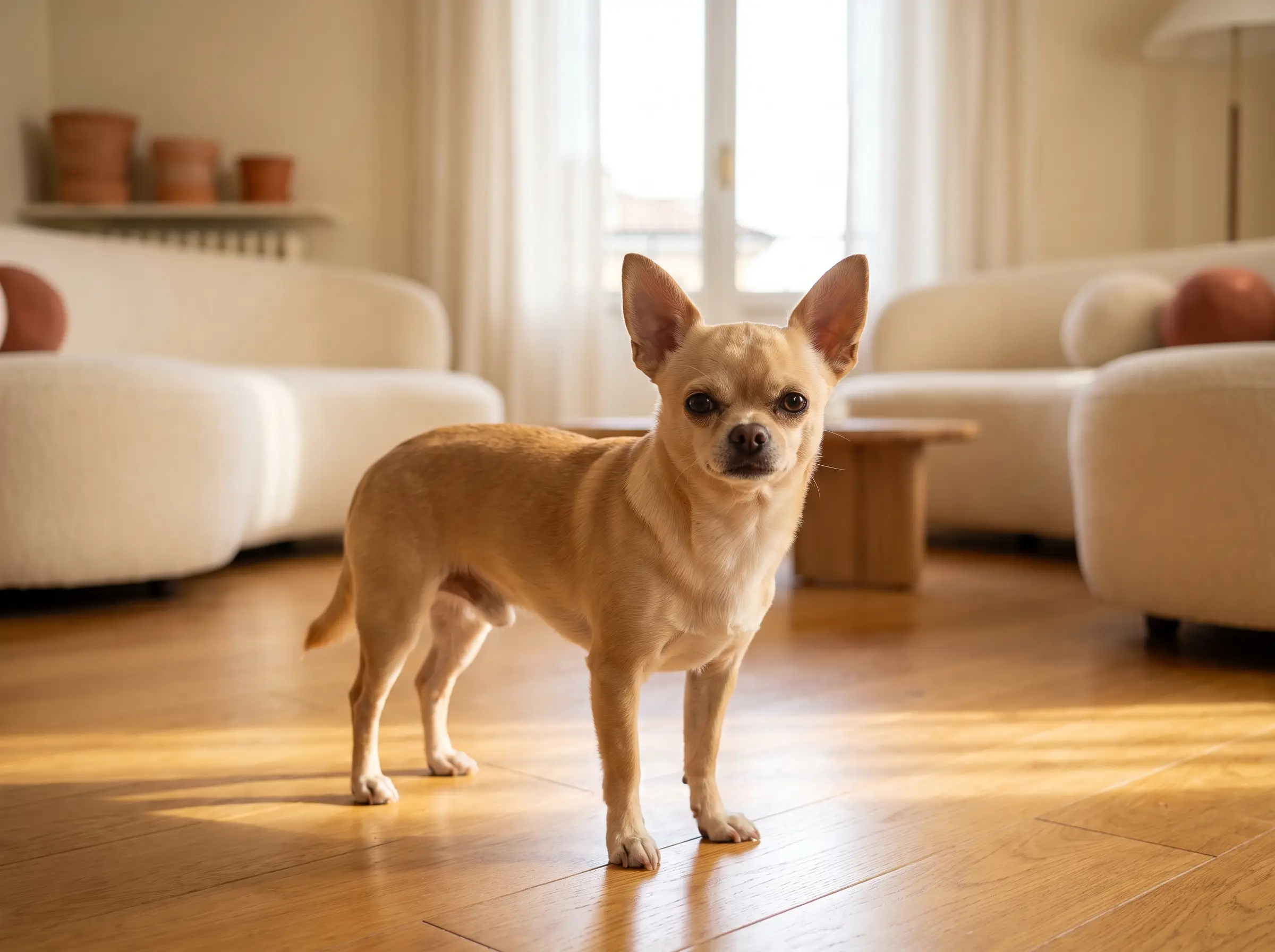 Chihuahua appena toelettato