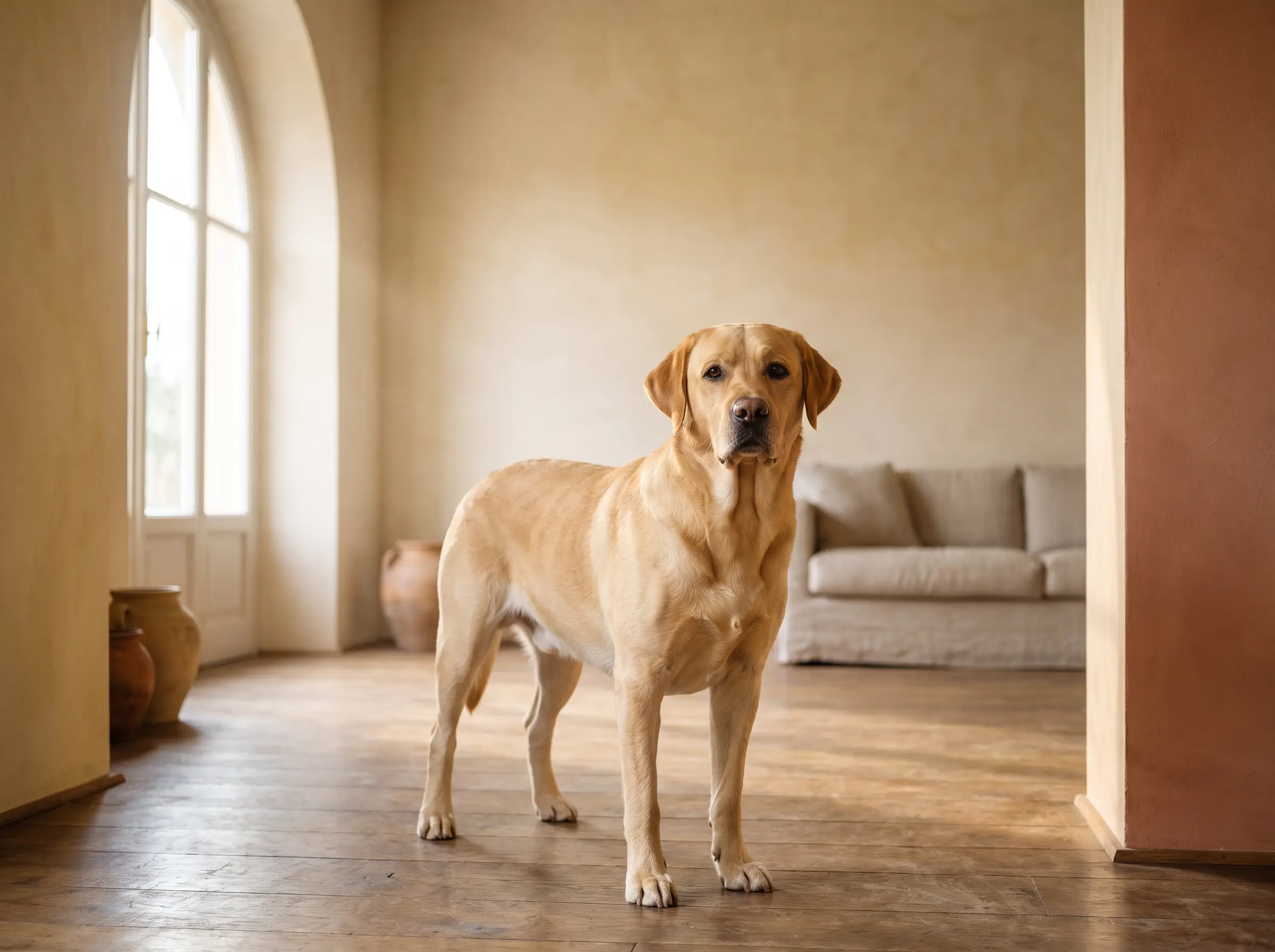 Labrador Retriever appena toelettato