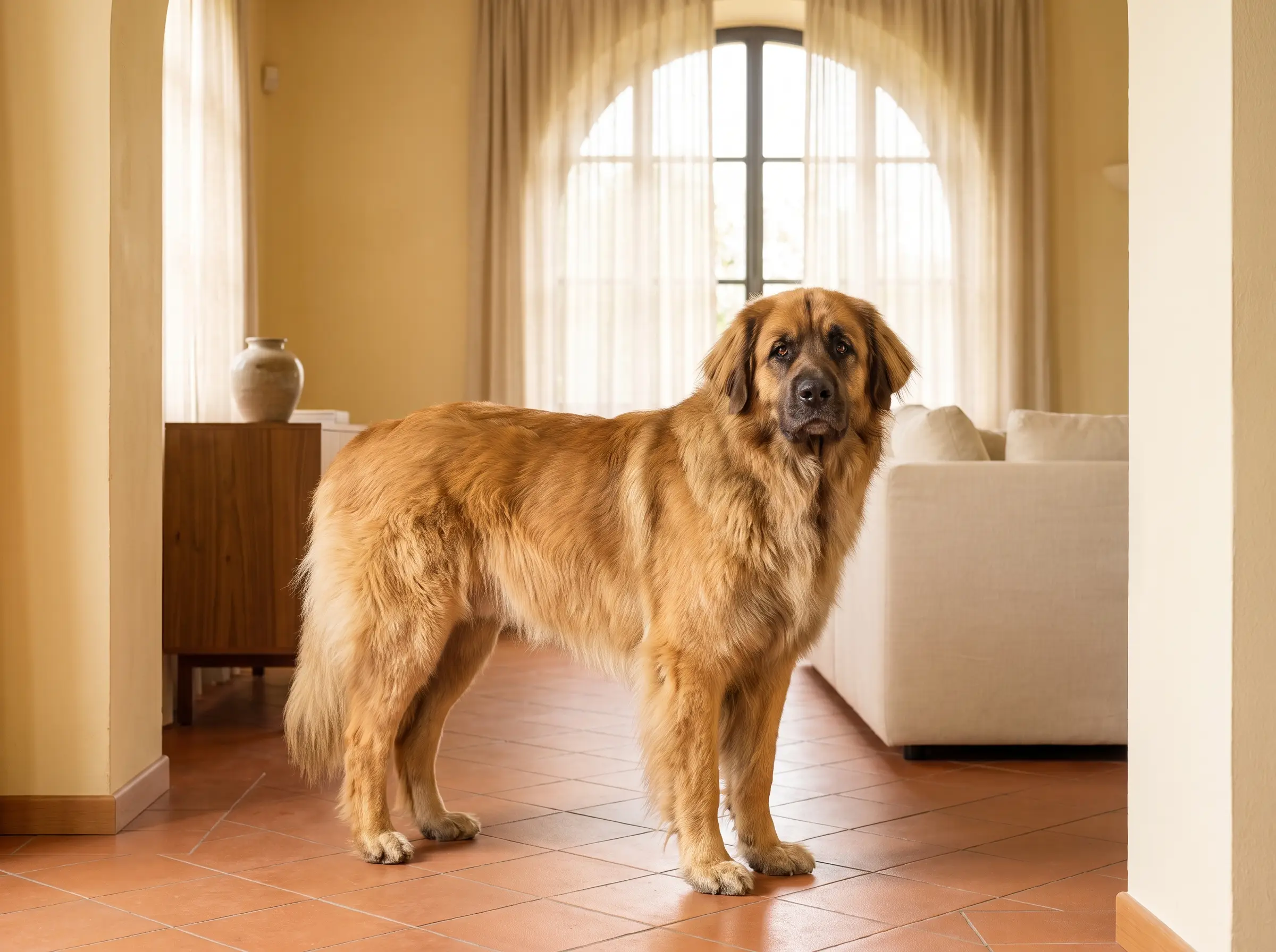 Leonberger appena toelettato