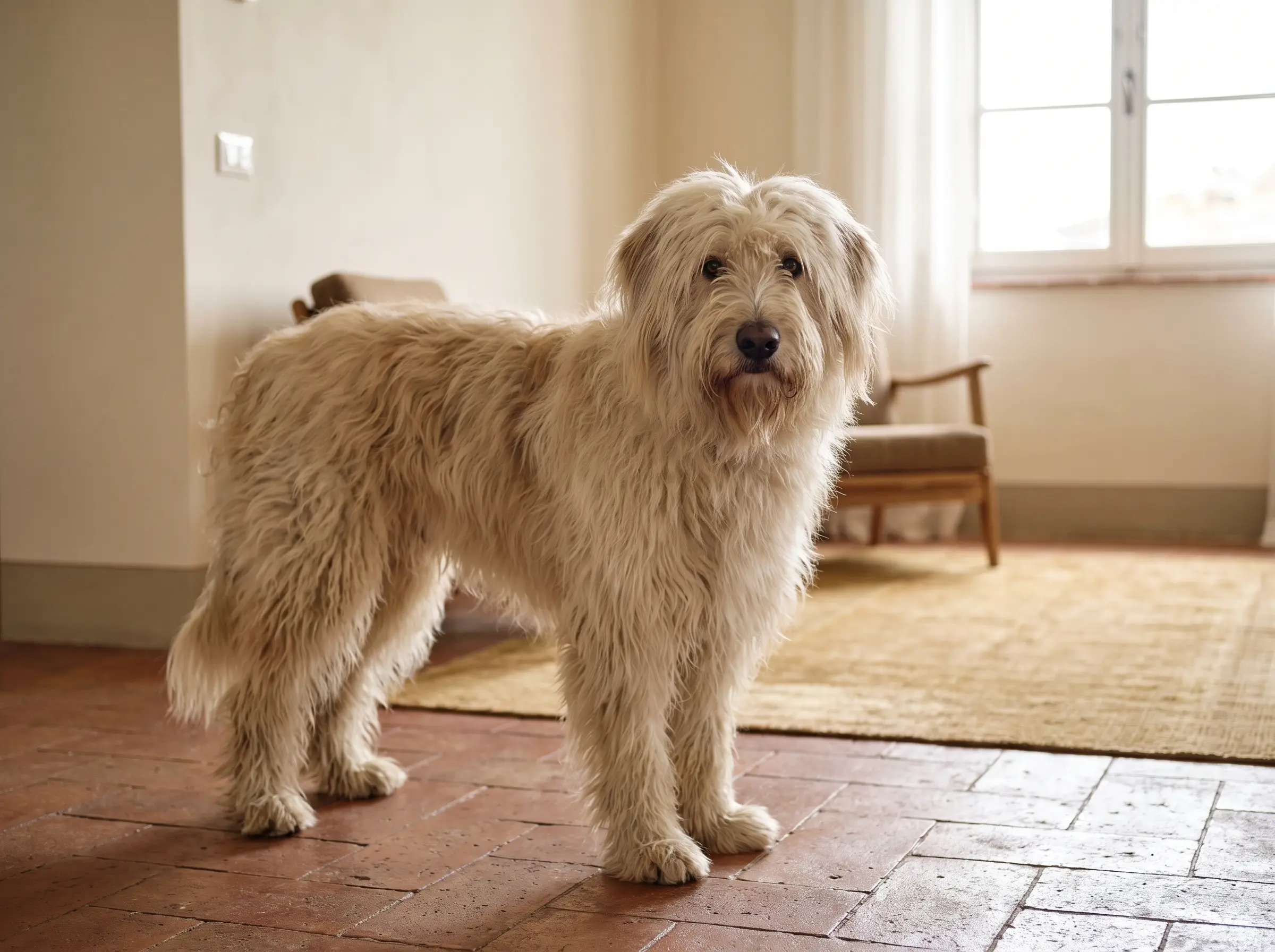 Pastore Bergamasco appena toelettato