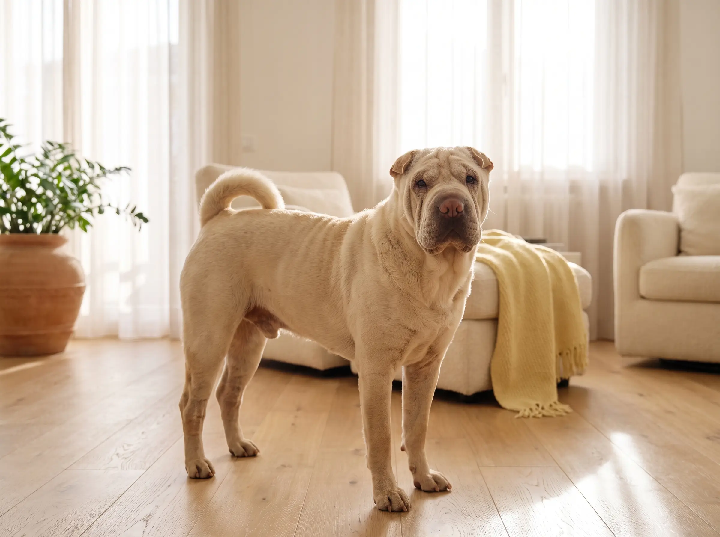 Shar Pei appena toelettato