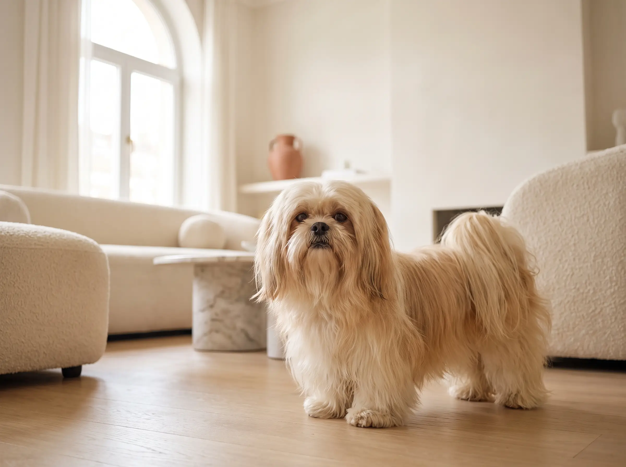 Shih Tzu appena toelettato
