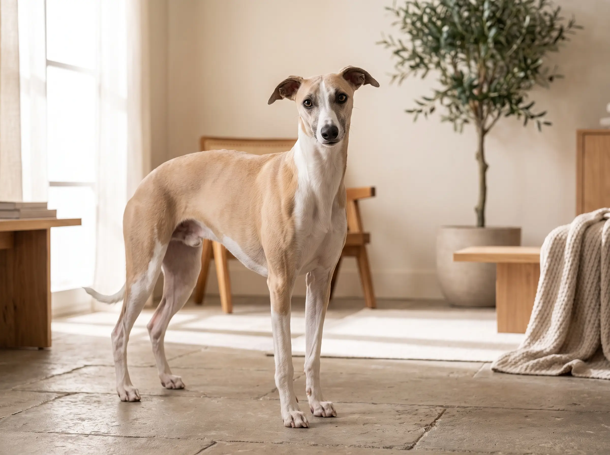 Whippet appena toelettato