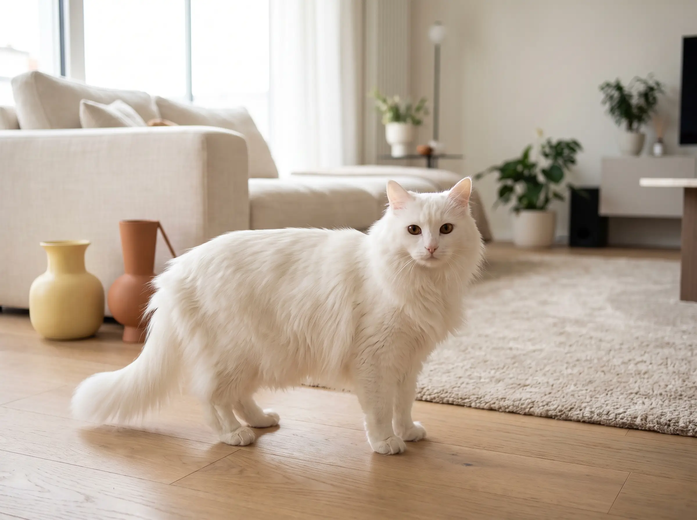 angora turco appena toelettato
