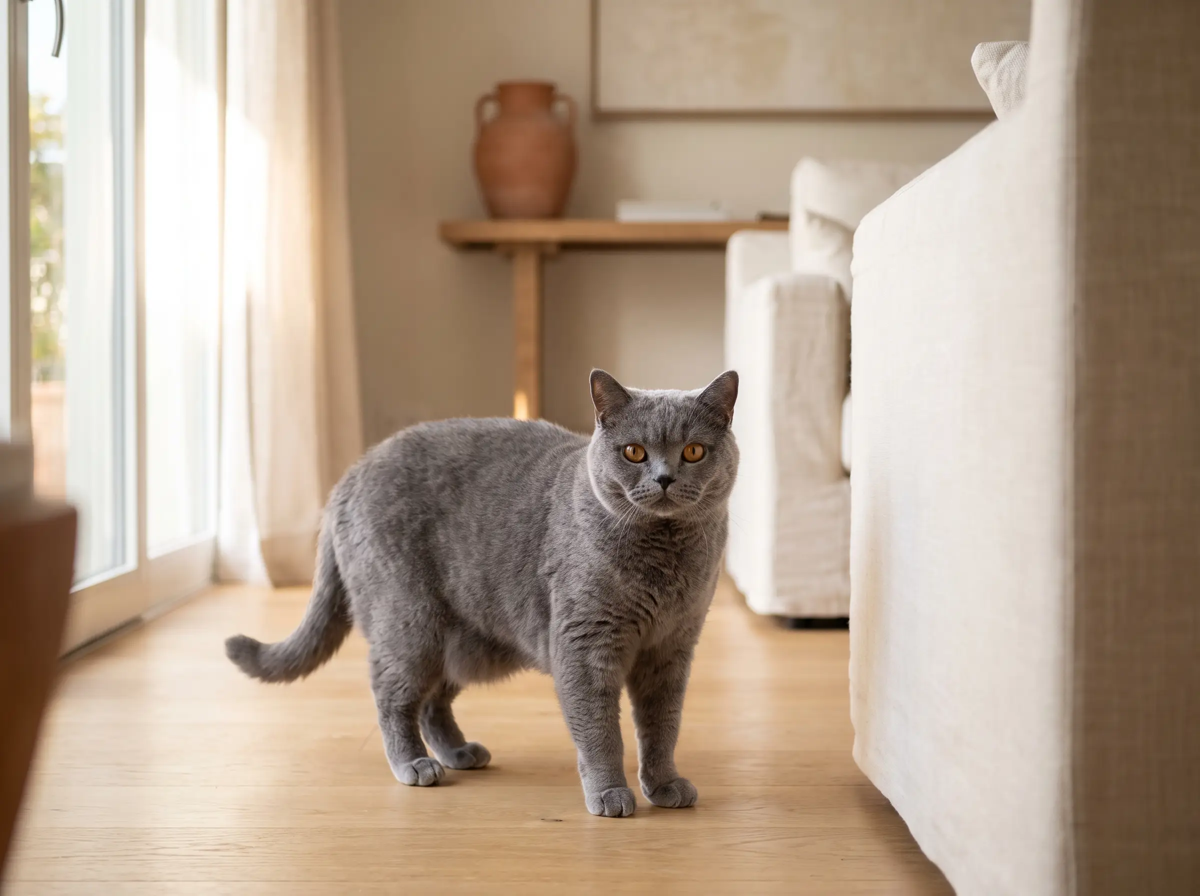 british shorthair appena toelettato