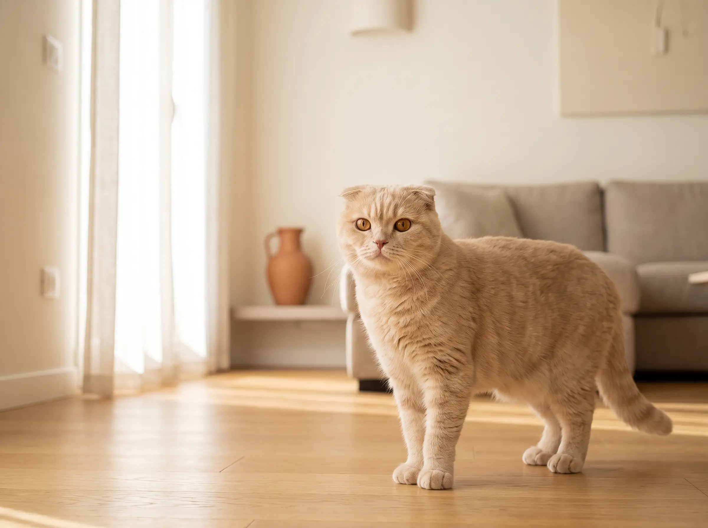 scottish fold appena toelettato