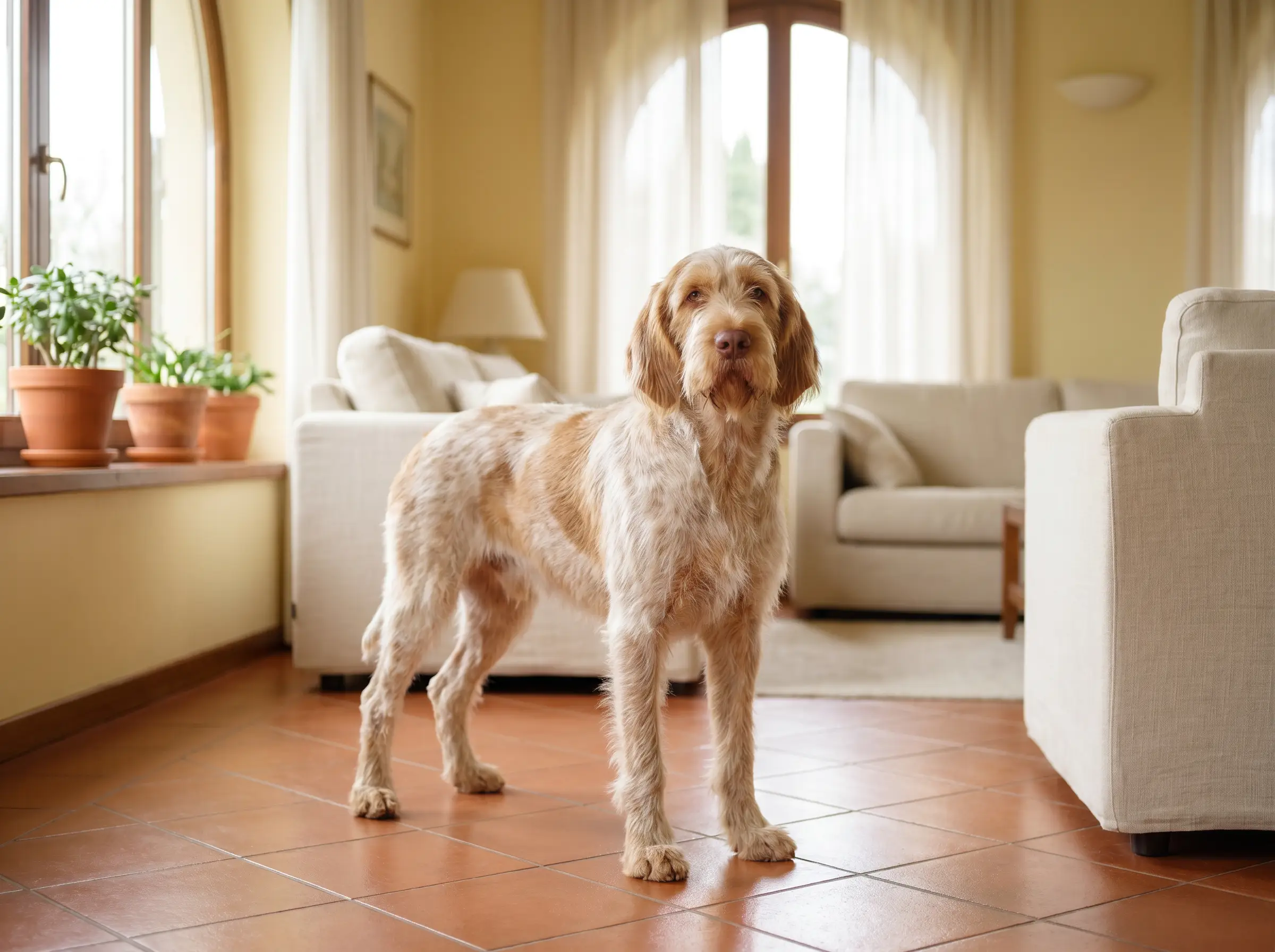 spinone italiano appena toelettato
